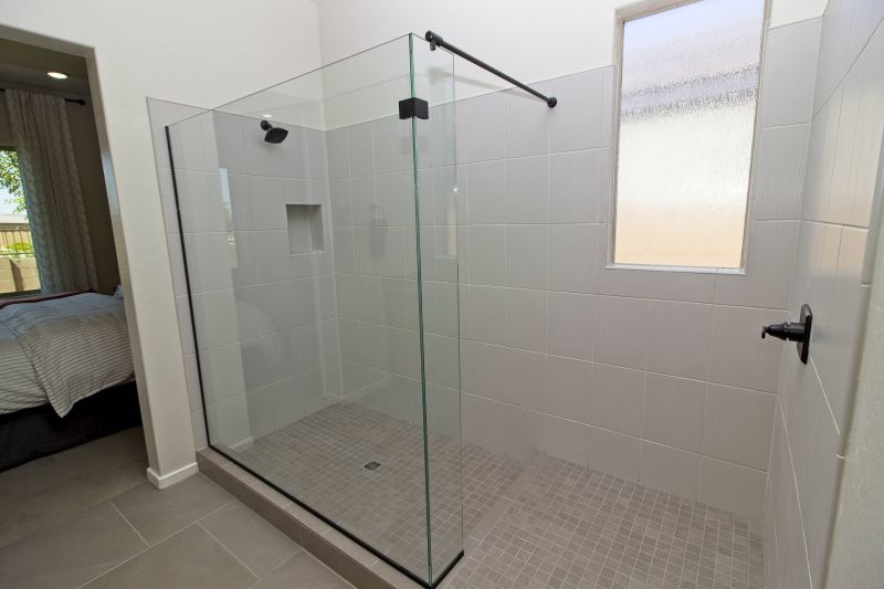 Small Shower with Glass Enclosure